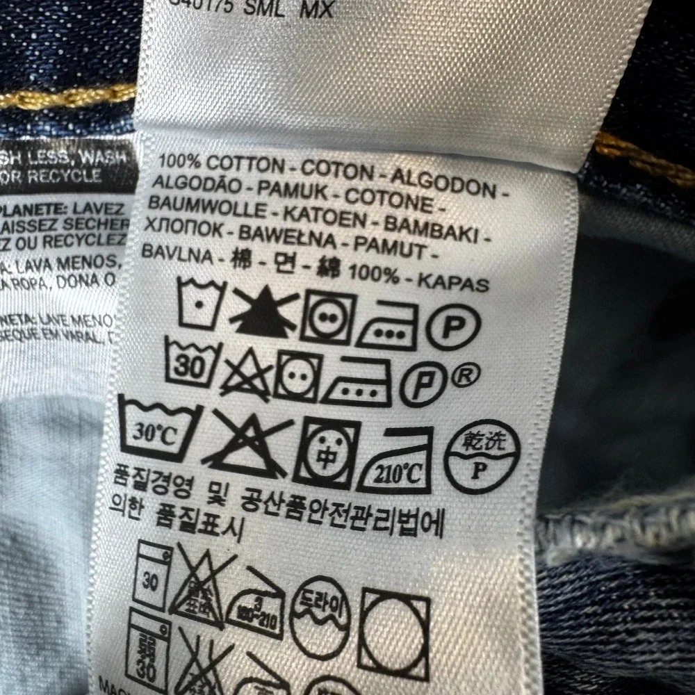 Levi's 559 Relaxed Straight Jeans Mens 48x32 Blue Medium Wash Big & Tall NEW